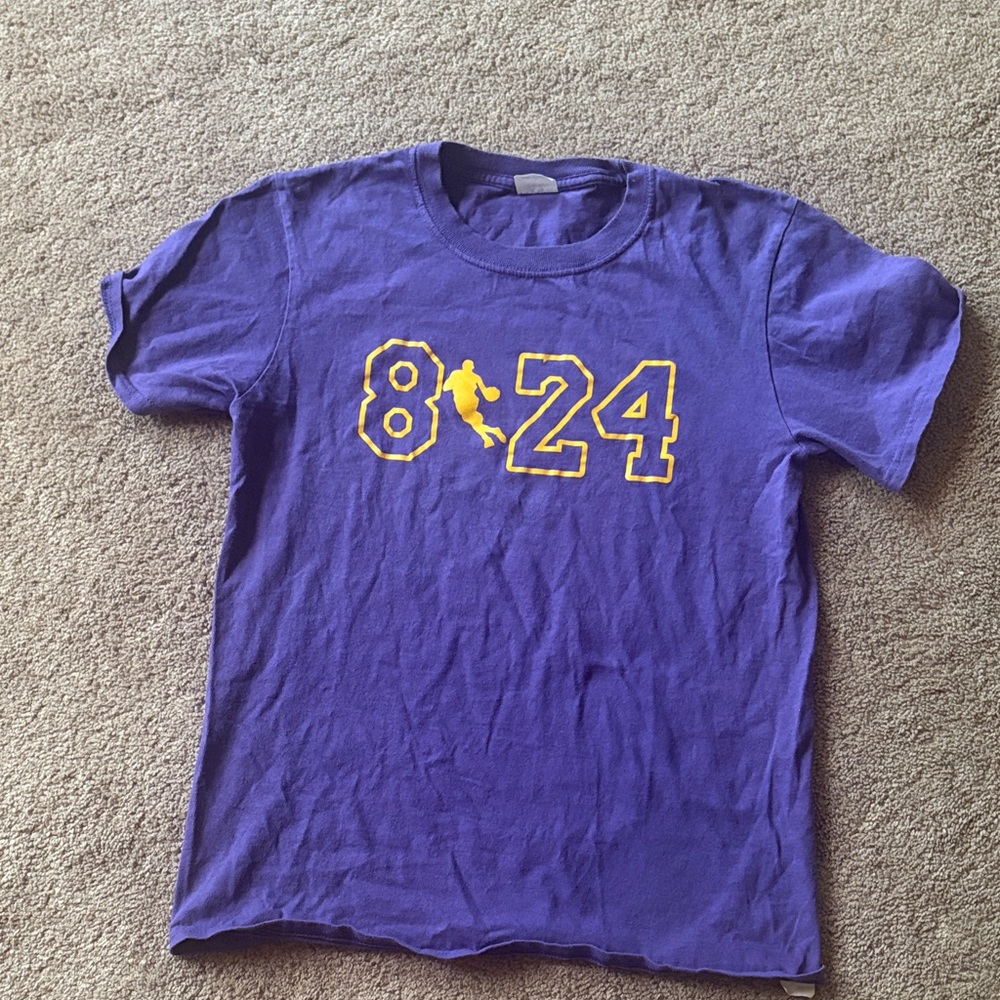 Kids Purple Graphic T-Shirt
